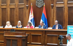 10 July 2019 National Assembly Speaker Maja Gojkovic at the opening of Conference “Science Meets Parliaments”